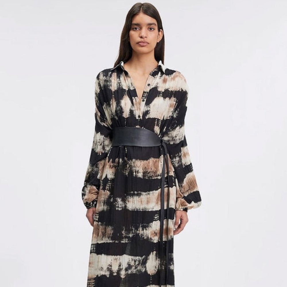 Mes Demoiselles Fazil maxi shirt dress New